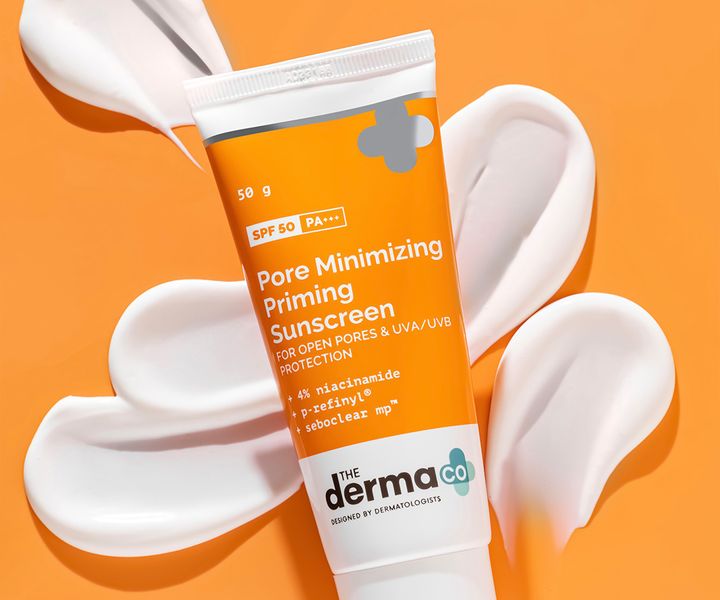 The derma co pore minimizing sunscreen