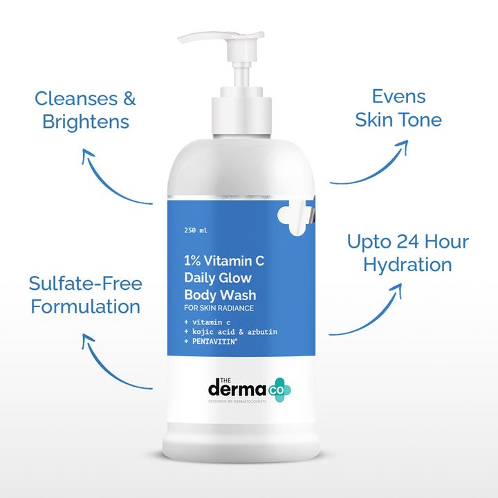 derma co vitamin c body wash benefits