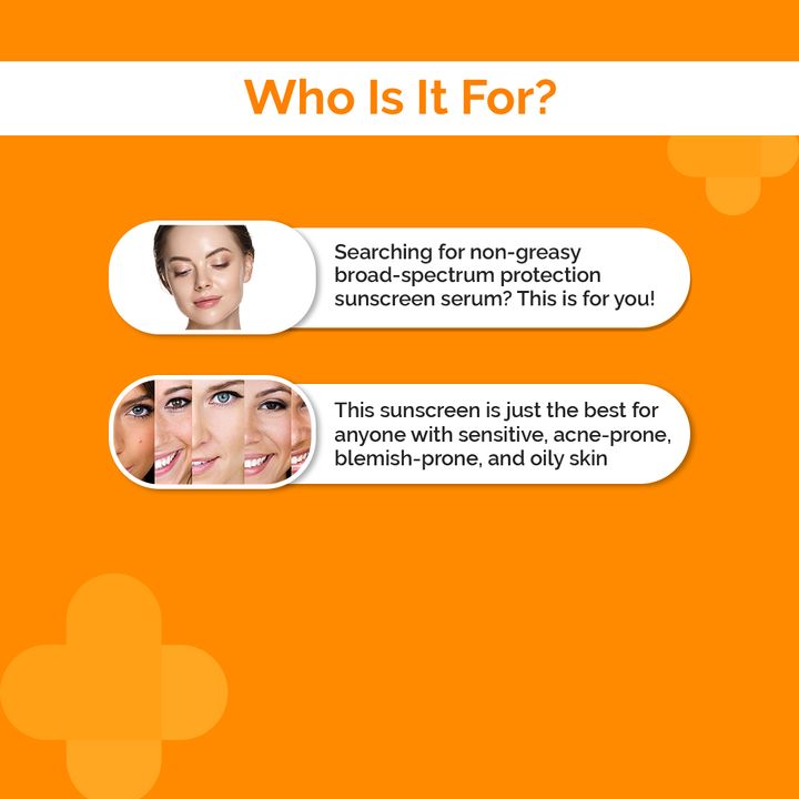 the derma co hyaluronic acid serum sunscreen suits all skin types