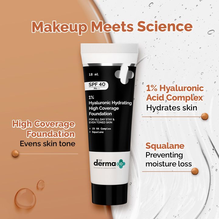 For Dry Skin Best Low Budget Foundation 1% Hyaluronic Hydrating