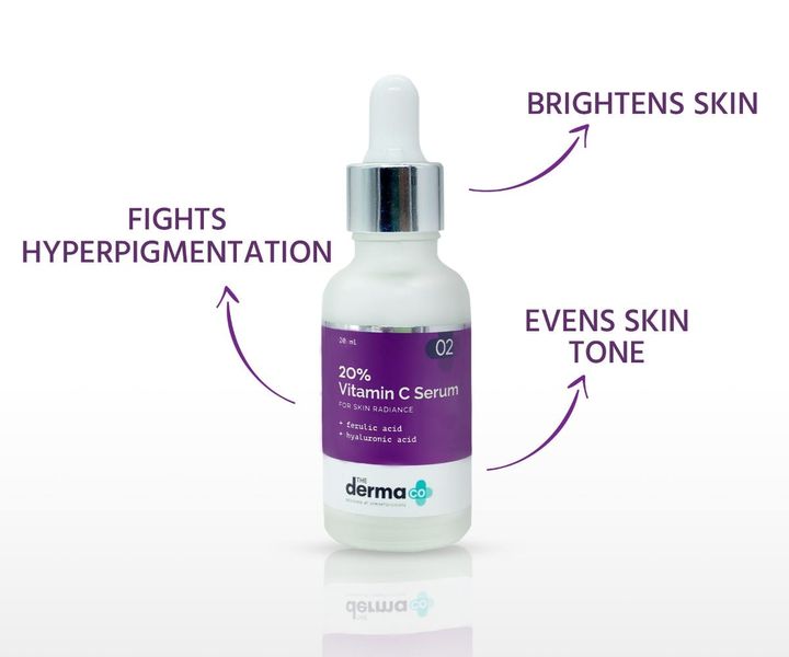 20 Vitamin C Serum for Skin Radiance 20ml The Derma Co