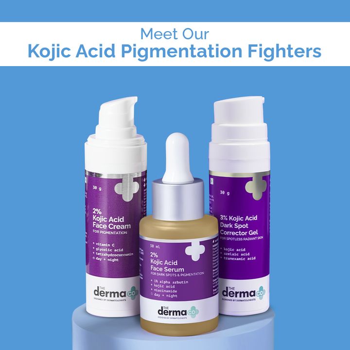 derma co kojic acid for pigmentation range