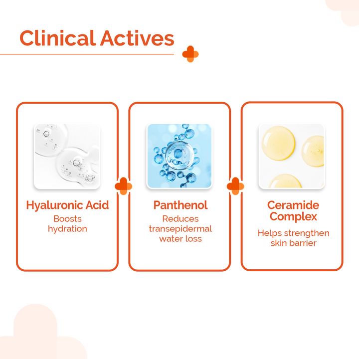 the derma co hydrating sunscreen gel with hyaluronic, panthenol and ceramide complex
