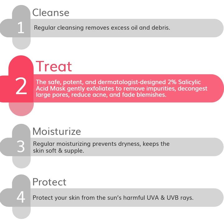 the derma co salicylic acid face mask steps to use