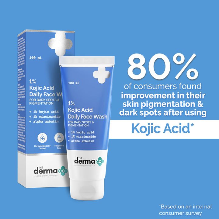 the derma co 1% kojic acid face wash
