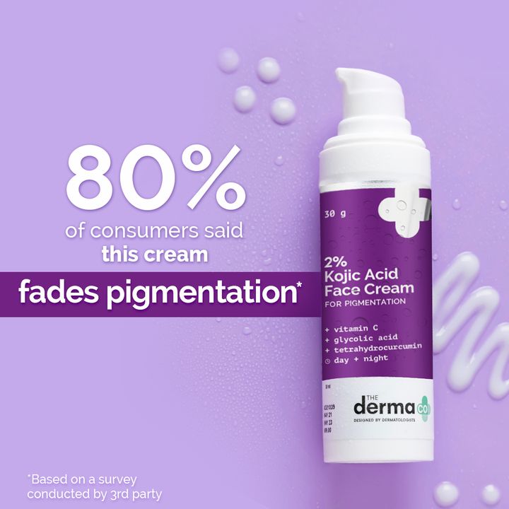 the derma co  kojic acid cream with vitamin c
