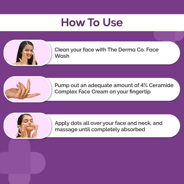 How To Use The Derma Co 4% Ceramide Complex Face Cream
