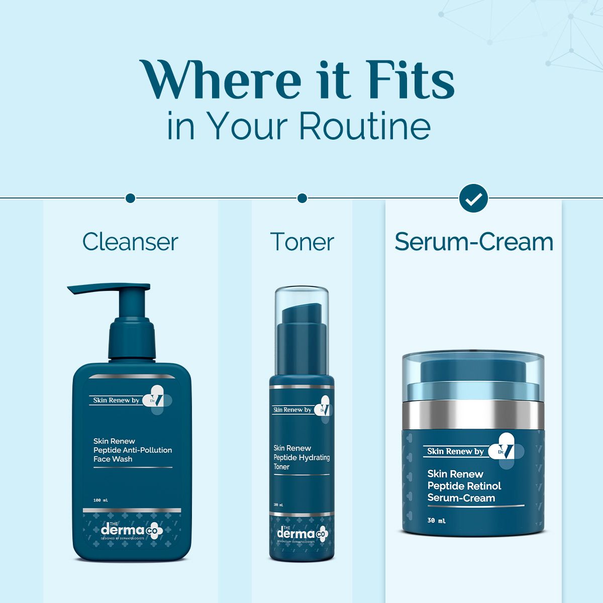 Skin Renew Peptide Retinol Serum Cream 30 ml | The Derma Co