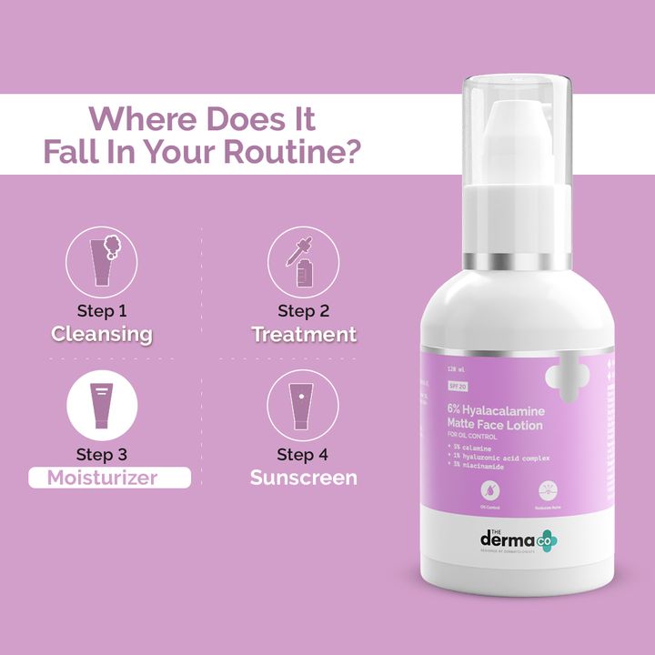 The Derma co hyla calamine lotion steps to use