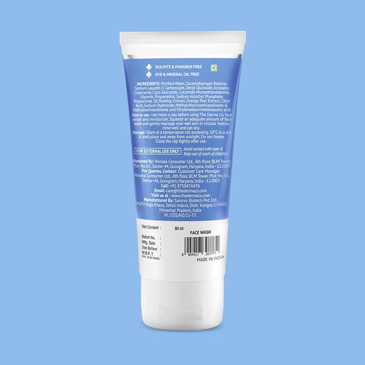 2% vitamin c face wash derma co in India