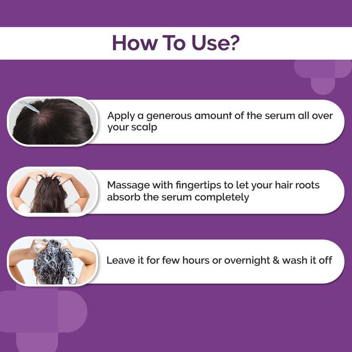 How to use hair serum Derma co
