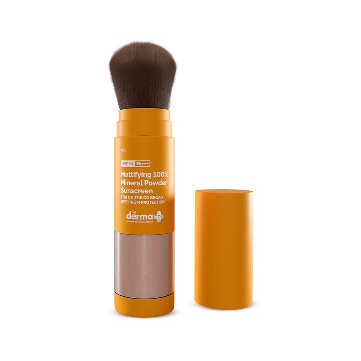 the derma co spf 50 mineral powder sunscreen
