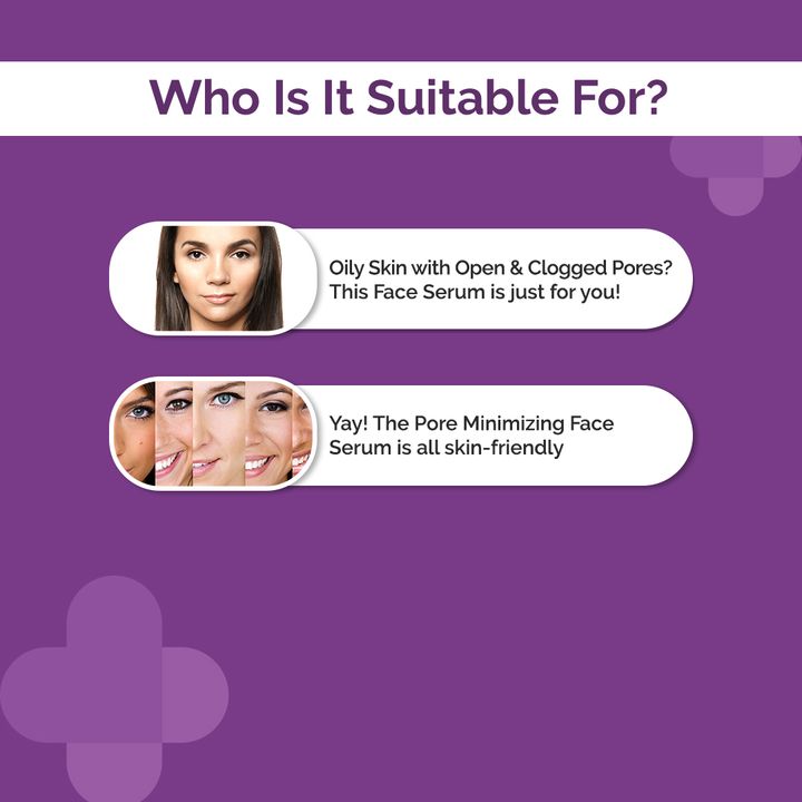 Niacinamide pore minimizing serum suits all skin types