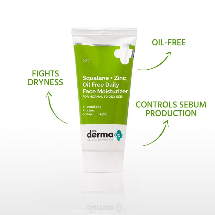 derma co squalene + zinc oil-free moisturizer benefits